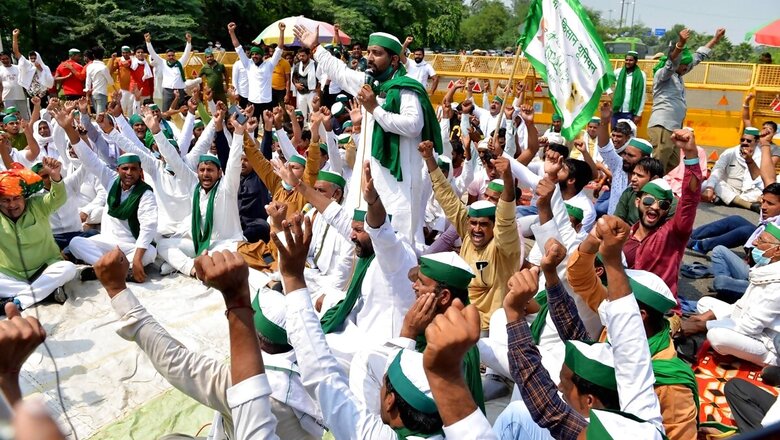 Bharatiya Kisan Union Activists Hold Protest Against Centre's Farm Laws in Ambala