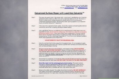 How to Repair Galvanized Coatings