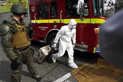 Chile blames terrorists after bomb blast hurts 14