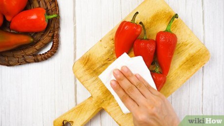How to Hang Red Peppers