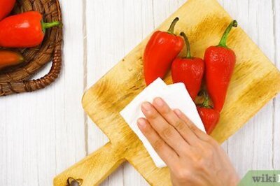 How to Hang Red Peppers
