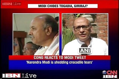 Congress dares Modi to remove tainted leaders if he comes to power