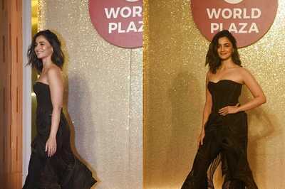 Alia Bhatt Sets Jio World Plaza Launch Red Carpet on Fire With Her Chic Look; Watch Video