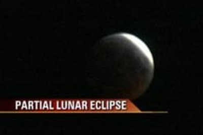 Partial lunar eclipse on Sunday