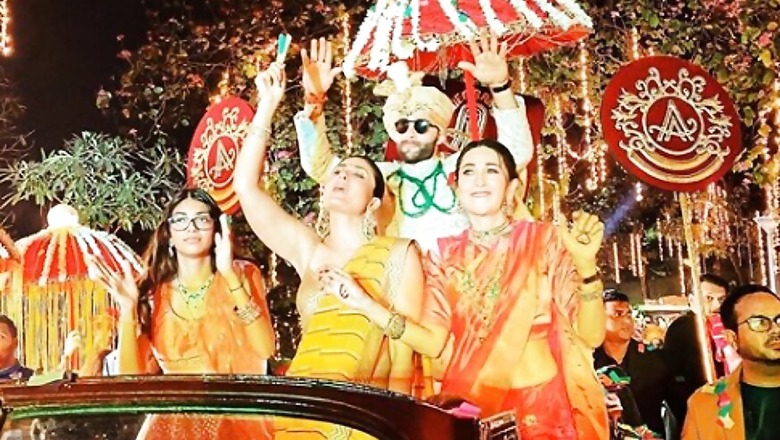 Kareena and Karisma Kapoor Shake a Leg at Armaan Jain-Anissa Malhotra's Wedding Bash