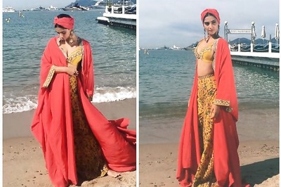 Sonam Kapoor Looks Resplendent In a Boho-Chic Outfit At Cannes 2017