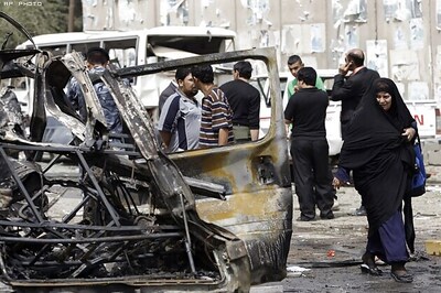 3 blasts rock central Baghdad, kill 35