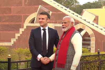 PM Modi, France President Emmanuel Macron Hold Bilateral Talks In Jaipur