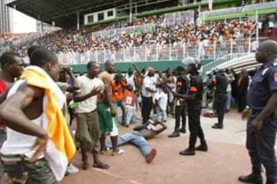 2 killed in Ivory Coast stadium stampede