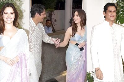 Tired Tamannaah Bhatia Refuses To Pose, Urges Vijay Varma To Leave After Manish Malhotra's Diwali Party