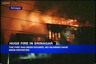J&K: Massive fire breaks out in Srinagar, no casualties so far