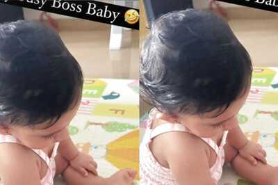 Disha Parmar’s ‘Boss Baby’ Navya Is ‘Very Busy’ With Her Toys. Do Not Disturb