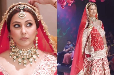 Hina Khan Leaves Fans Impressed As She Walks The Ramp As A Showstopper Bride