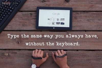  AirType: A device that lets you type the same way you always have, without a keyboard