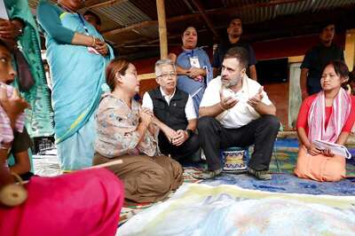 Rahul Gandhi Visits Relief Camps in Manipur, Talks to Ethnic Violence Victims