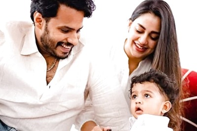 On Children’s Day, Nikhil Kumar Drops Adorable Pics With Wife Revathi, Son Avyaan
