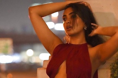 Shivathmika Rajashekar Stuns In An Oh-so-gorgeous Sultry Maroon Gown