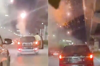 Gurugram Man Bursts Crackers While Leaning Out From Moving Car, 'Sparks' Prompt Arrest