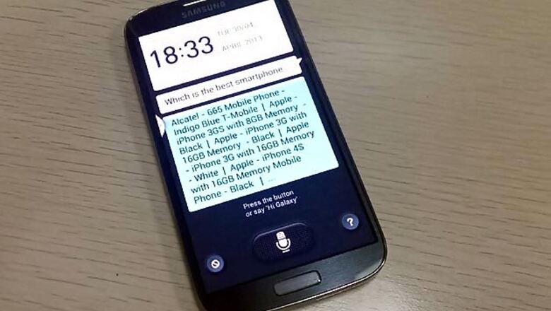 For Samsung S Voice, the Galaxy S4 isn't the best smartphone