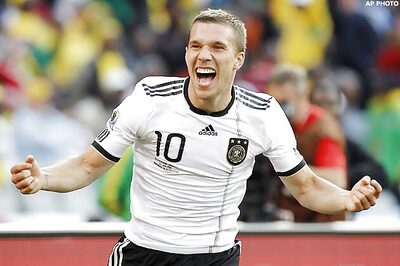 Podolski faces late fitness test