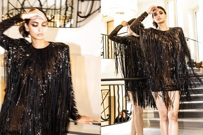 Cannes 2023: Diana Penty Holds Onto Everything Hassle-Free in a Tassle Laden Outfit; See Photos