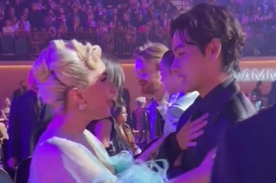 Grammys 2022: Lady Gaga Hugs, Kisses BTS' V On His Cheek, Wins The Internet By Helping Injured SZA