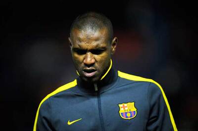 Eric Abidal unsure about Barcelona future