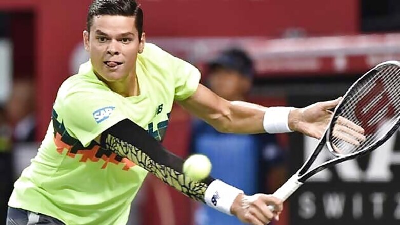 Milos Raonic beats Donald Young to reach Swiss Indoors quarters