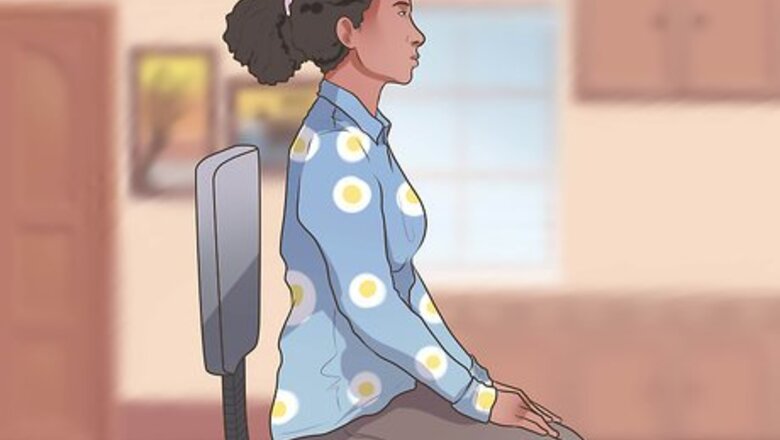 How to Sit up Straight at a Computer
