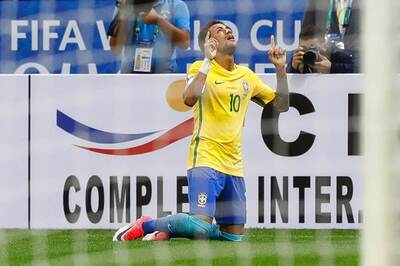 Neymar Headlines Brazil's World Cup Team