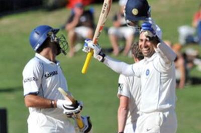 Gambhir, Laxman ensure draw in Napier Test | Scorecard