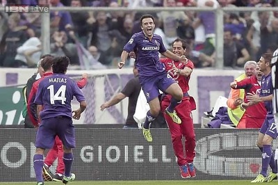 Fiorentina stun Juventus 4-2 with Rossi hat-trick