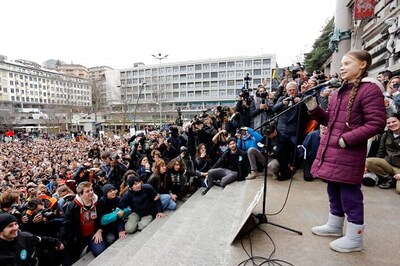 Donald Trump and Greta Thunberg Face off as Davos Warms up to Climate Action