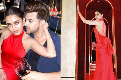 Tejasswi Prakash Wore A Stunning Red Backless Dress Worth Rs. 19.5k For Her Birthday, More Details Inside