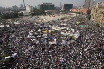 Gunmen attack Egyptian opposition protesters