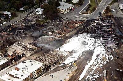 Canada: 5 killed, 40 still missing in deadly rail crash, fire