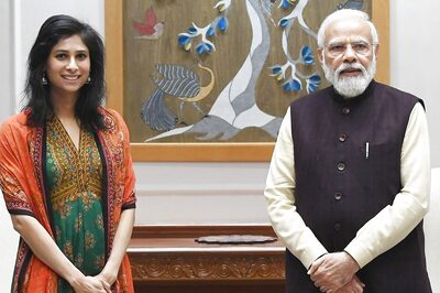 IMF Chief Economist Gita Gopinath Calls on PM Modi