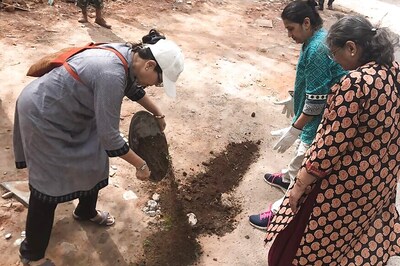 Hyderabad Citizens Take Initiative To Tackle Potholes in City