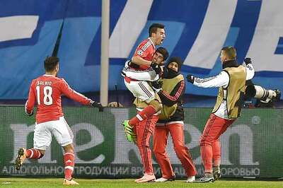 Benfica stun Zenit to reach Champions League quarters