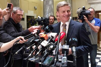 New Zealand Finance Minister Says He'll Stand for PM