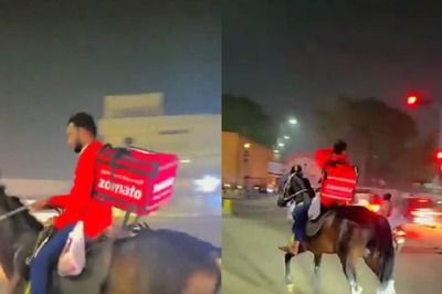 Zomato Executive Rides Horse to Deliver Food in Hyderabad, Goes Viral Amid Petrol Pump Crisis