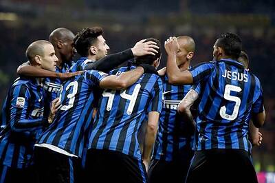 Inter Milan beat Bologna 2-1 to move provisionally 4th in Serie A
