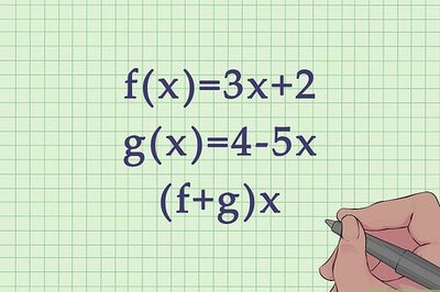 How to Add and Subtract Functions