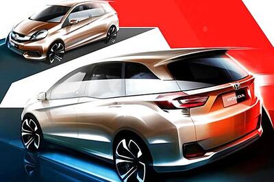 Sketch of new Honda Brio-based MPV released in Indonesia