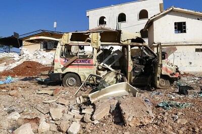 Bombs Strike Rebel-Held Aleppo And Northern Syria, 54 Dead