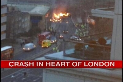 Helicopter crashes in London, two dead