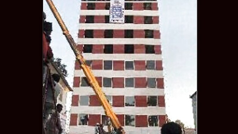 Mohali: Entrepreneur sets up 10-storey building in 48 hrs