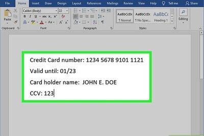 How to Send Credit Card Information Securely by Email