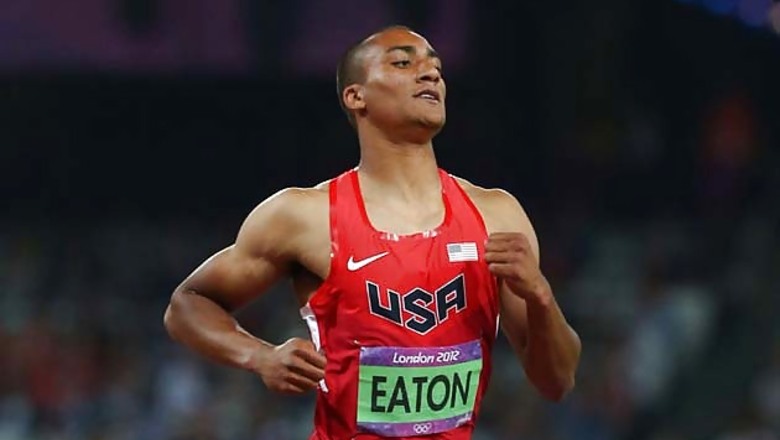 Eaton claims Olympic decathlon gold medal