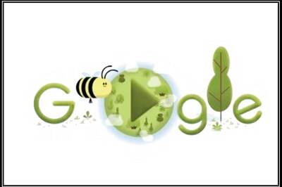 Google Doodle: Pollinating Flowers With Bees on 50th Anniversary of Earth Day